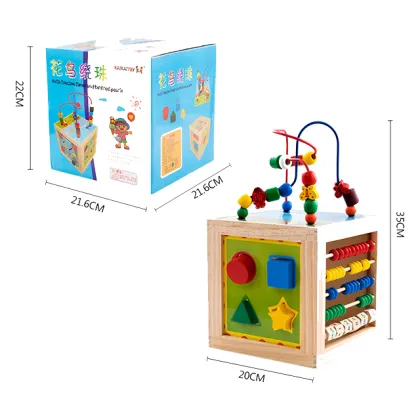 Montessori Wooden Math Educational Calculating Toys and Construction Playsets