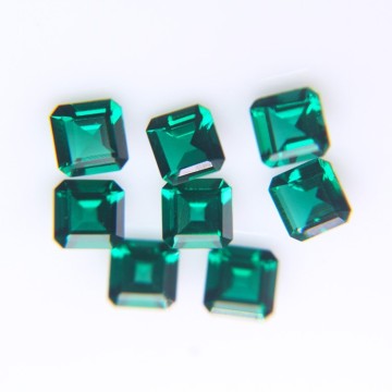 Synthetic Emerald Square Cultivation Emerald For Jewelry