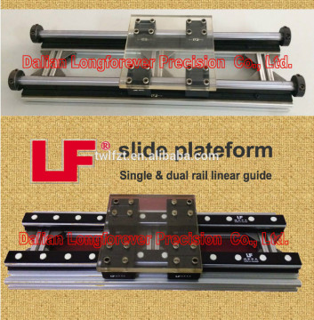 slide plateform -linear motion-Single & dual rail linear guide-bearing guide