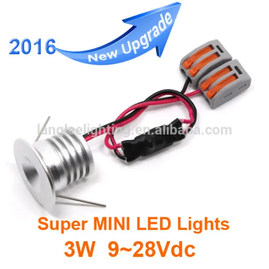Multi Voiltage 9-28VDC Cabinet LED Mini Spot Light Cupboard Lamp Down Light