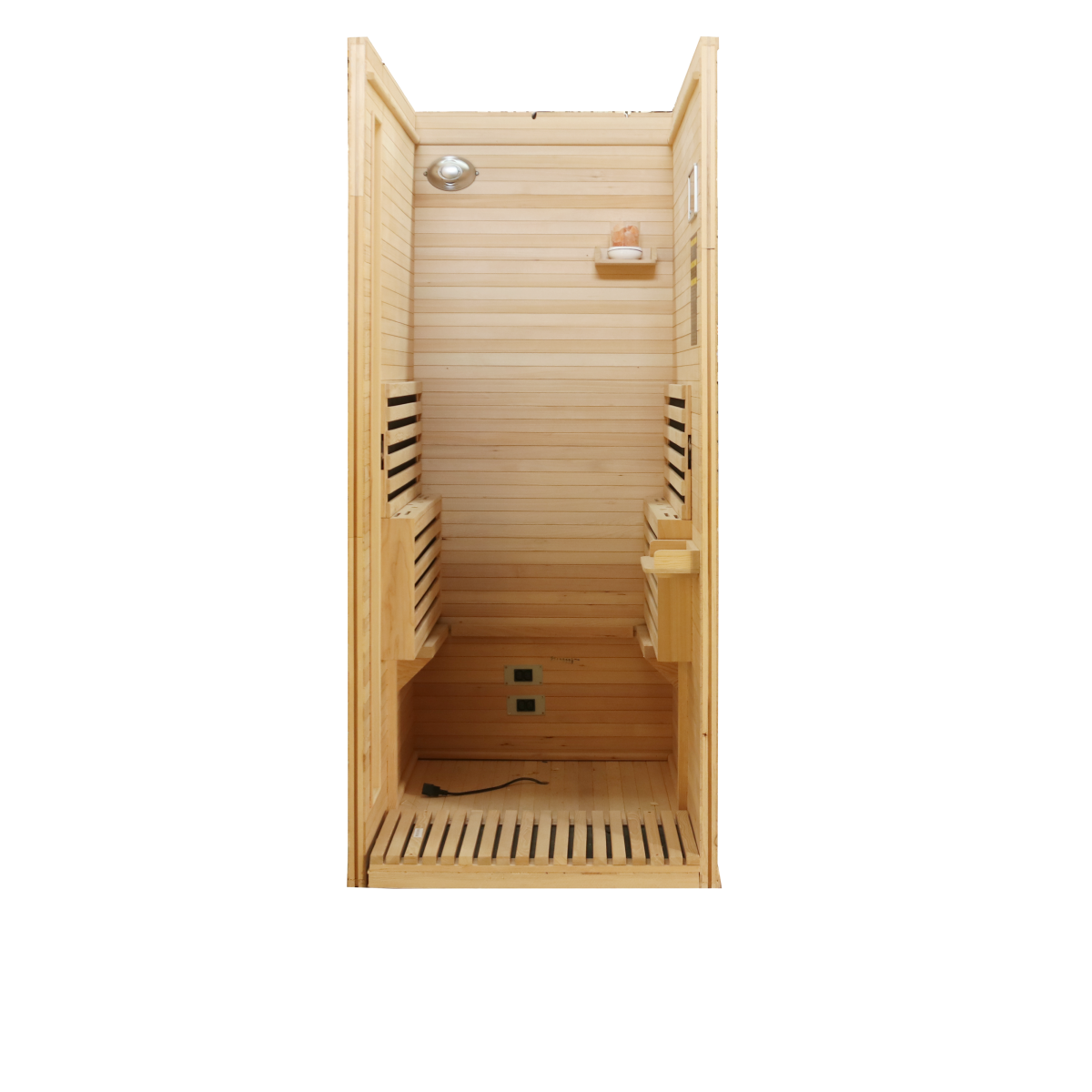 Infrared sauna room assembly