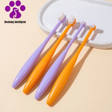Dual-Tone Pet Toothbrush for Oral Health