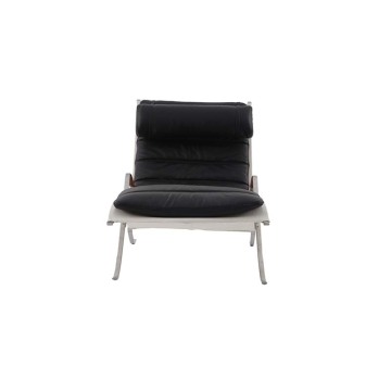 Cadeira de lounge de gafanhoto FK87 de couro moderno