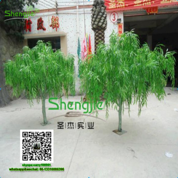 SJLS-02 home decoration artificial weeping willow tree ornamental foliage plants artificial bonsai tree