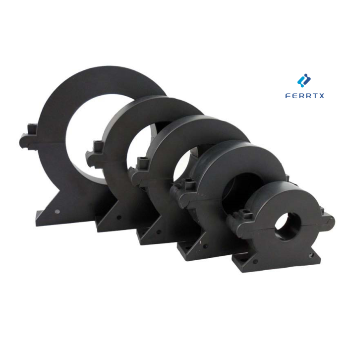 Família de núcleo dividido magnético de sensor atual