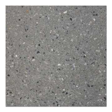 Samistone Grey Black Polished Zement Terrazzo Flooring Fliesen - Innen-/Outdoor -Dekoration