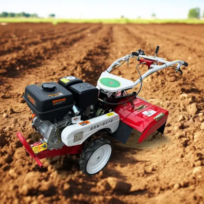 New Micro-tiller 2-Wheel Agricultural Machinery: Ridge Support Ditching Cultivator