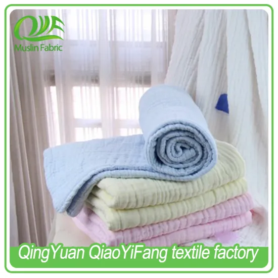Softest 100% cotton baby muslin swaddle blanket