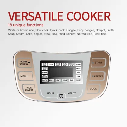 China Suppliers: Electric Hotpot Rice Cooker - Sharp Korean Silver Rice Cooker 5 Liter