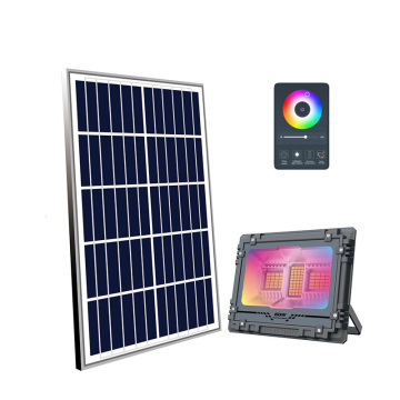 Outdoor Solar-Powered LED Flood Lights for Garden and Fence