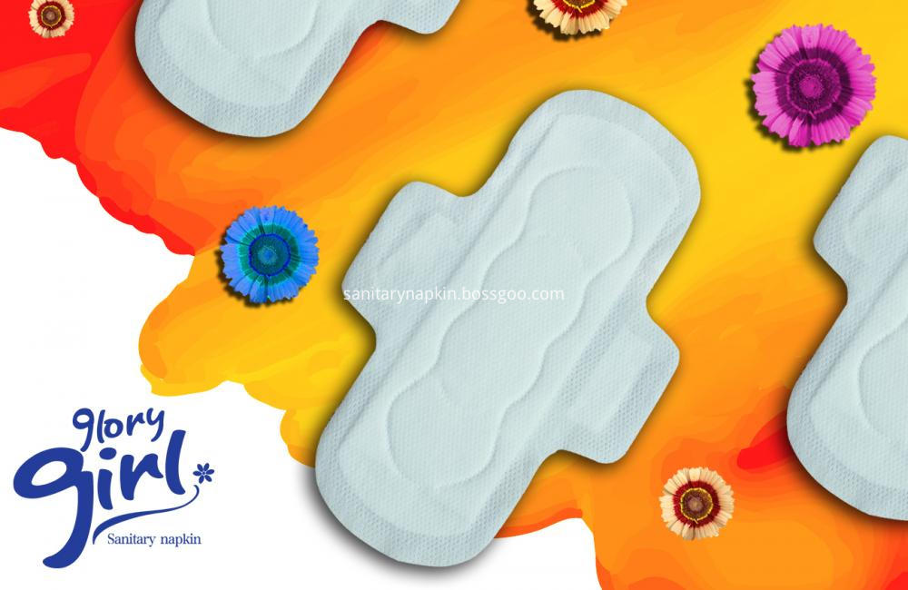Perforated Non-Woven Cotton Sanitary Napkin