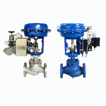 COVNA 2-Way Diaphragm Pneumatic Valve with 4-20mA Smart Positioner for Water and Steam Flow Control