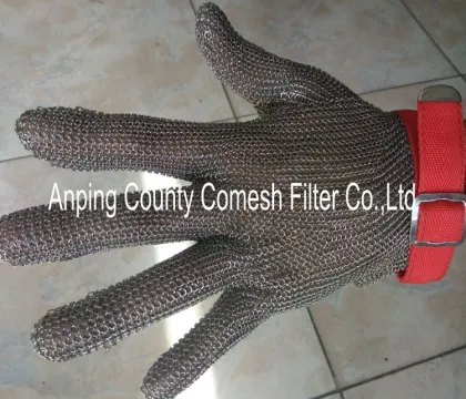 Stainless steel protective safety gloves
