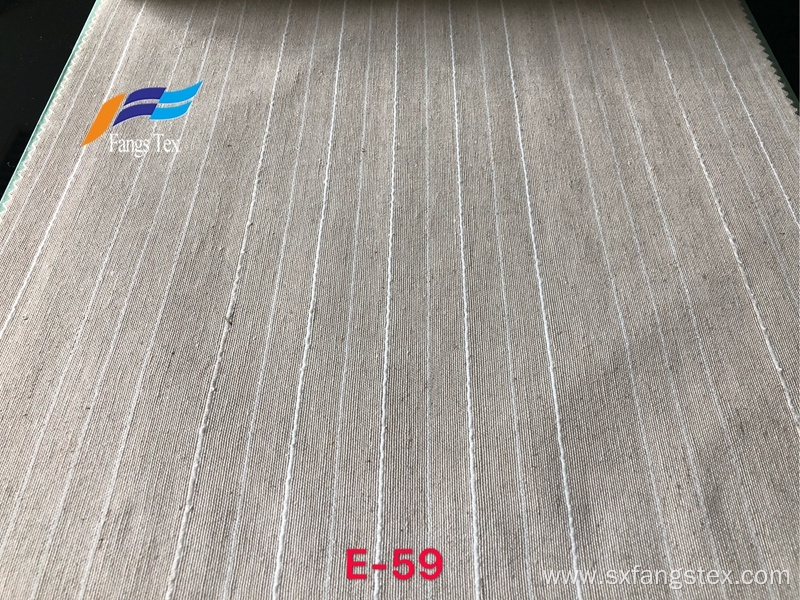 Eco-friendly Natural Dyed Linen Polyester Window Curtains