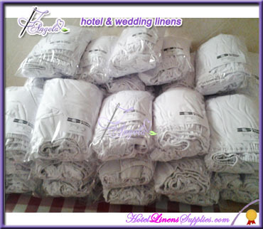 plain dyed polyester lycra spandex linens for wedding tables