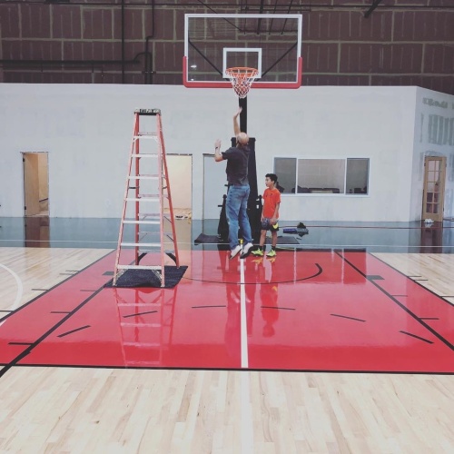 Manual Hydraulic Basketball Hoop Stands