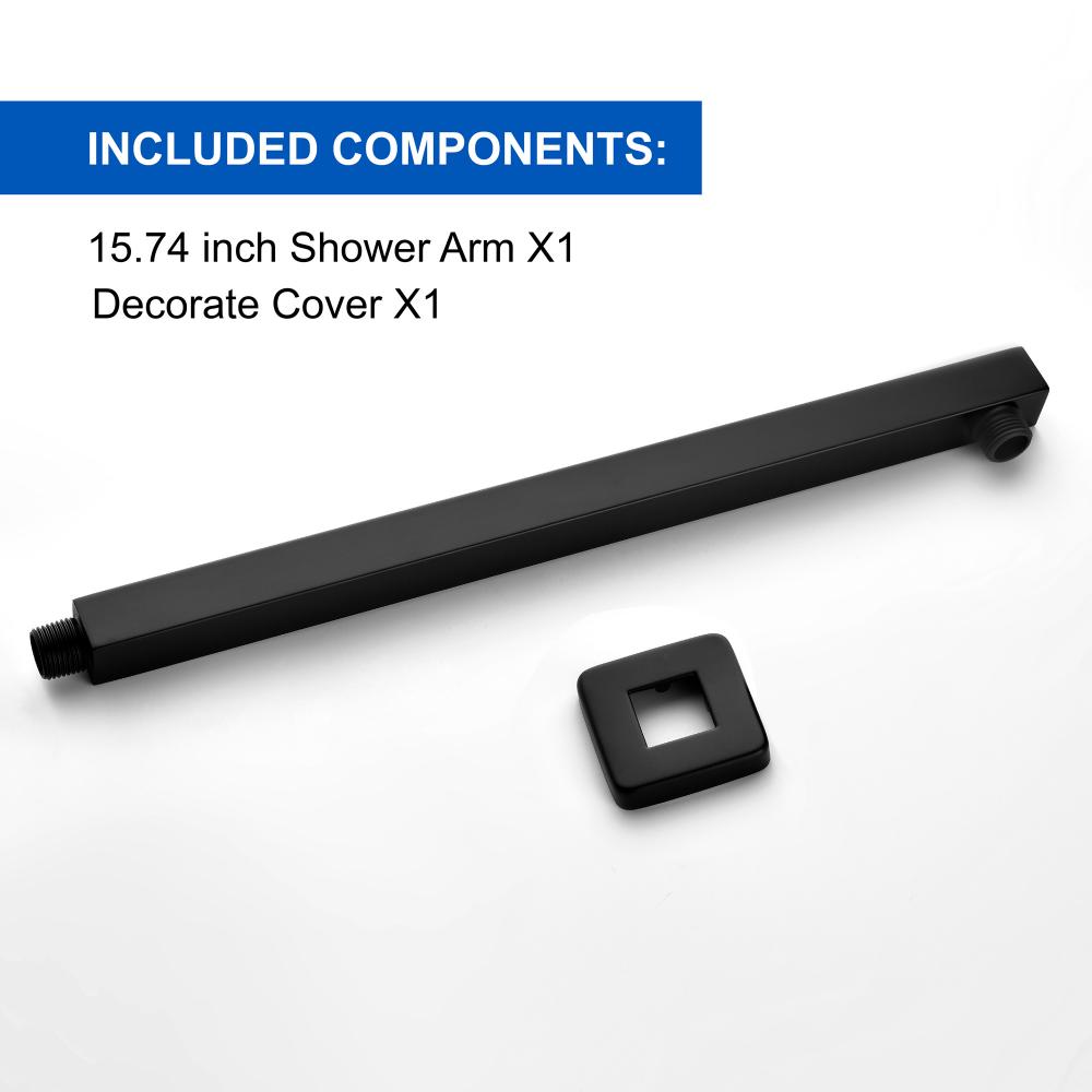 black shower arm 25119b 6