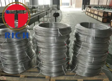 Welded coil stainless steel tubing