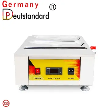2 tank chocolate melting pot food warmer machine