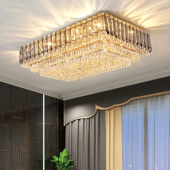Luxury Crystal Ceiling Light for Home and Hotel Lobby