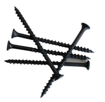 Factory Direct Black Phosphate Fine Coarse Thread Bugle Head Self-Tapping Drywall Screws & Nails