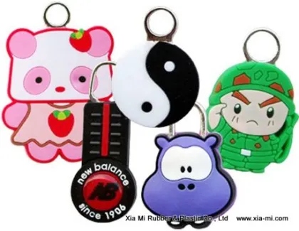 new trendy engraved special logo soft pvc ykk zipper puller