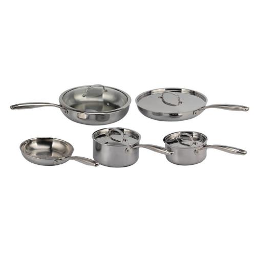 Different Size Frying Pans and Sauce Pans Set