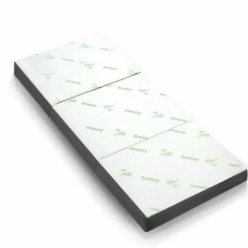 CertiPUR Certified Tri Fold Memory Foam Foldaway Mattress