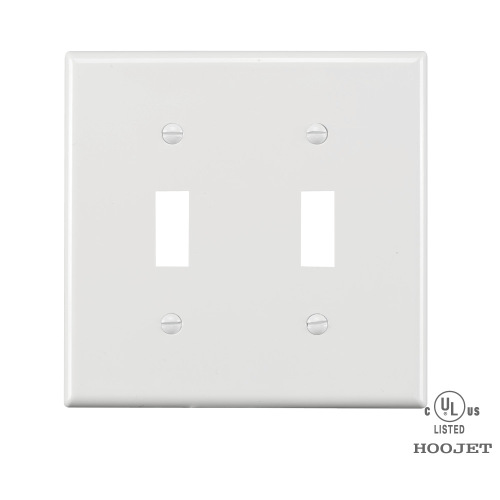 Placas brancas elétricas plásticas impermeáveis ​​do interruptor da parede do PVC