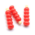 Chinese Style Candied Haw in a stick Shaped Resin Flatback Cabochon Handmade Craft Decor Beads Spacer Charms