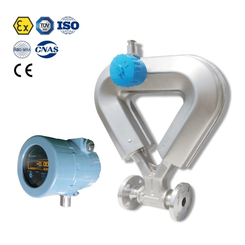 Heavy oil Coriolis mass flowmeters