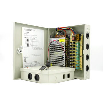 Alimentazione CCTV da 120 W: 12V 10A per sistema di telecamere di sicurezza a 18 canali