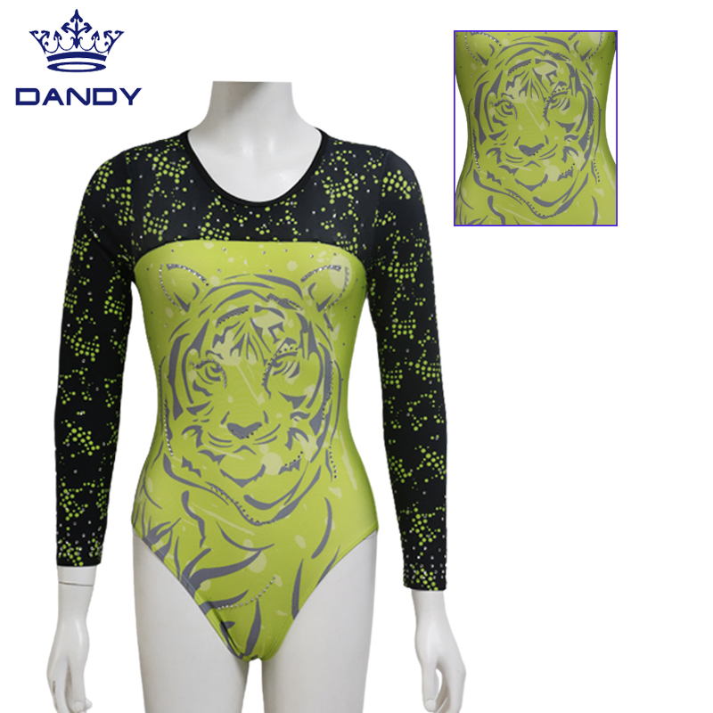 Akatswiri a Long Sleeve Tank Dance Leotards