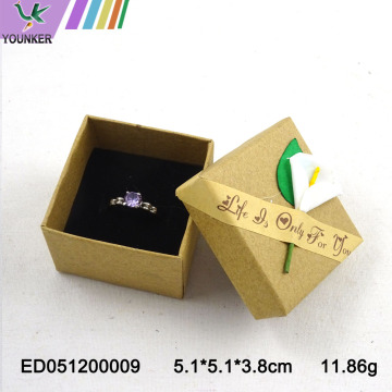 กล่องของขวัญกระดาษคราฟท์กล่องของขวัญดอกไม้