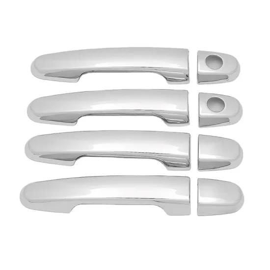 2014-2019 Toyota Vios ABS Chrome Carbon Fiber Side Door Handle Cover