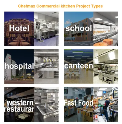 Chefmax Five Stars Hotel Equipment Set: Complete Kitchenware and Cooking Gear for Western Restaurants