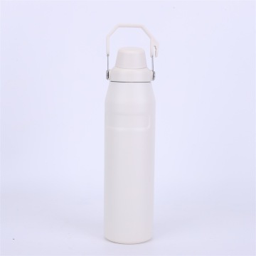 Portable travel kettle with handle and crooked mouth