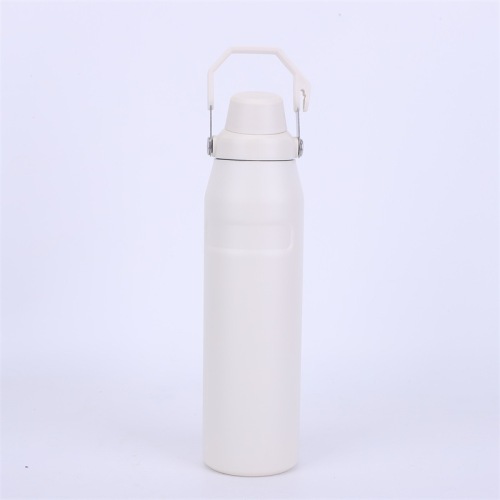 Portable travel kettle with handle and crooked mouth