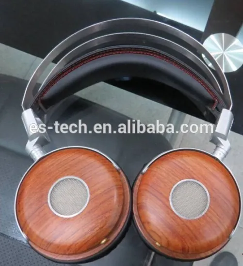Hifi stereo wooden headphone comfortable headband headsets