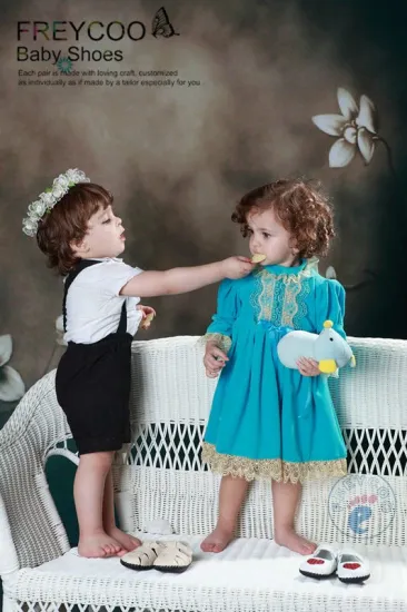 Freycoo Soft Sole Leather Baby shoes PB-1007CR