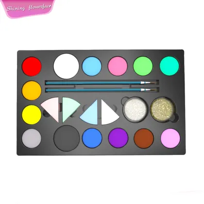 Edible pigments face paint camouflage face paint