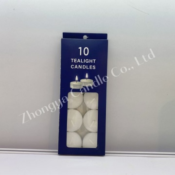 10pcs candle tealight long classical church votive