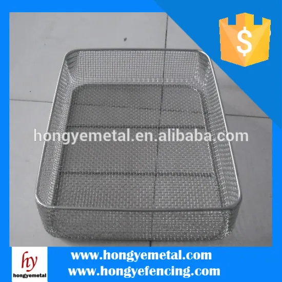 Metal Steel Wire Basket Cage For Warehouse Storage Use