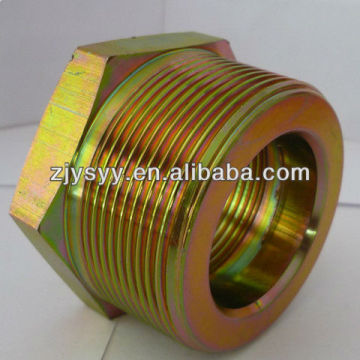 China made high quality carbon steel npt male plug