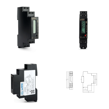 Drei -Phase -KWH -Meter für das Energiemanagement