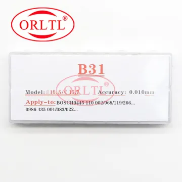 ORLTL 50 Pcs Adjusting Washers Shims Gaskets for Diesel Engine Fuel Injectors, B31 Size 1.20mm-1.29mm