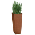 Flower Pot Holder Corten Steel Garden Flower Pot Manufactory