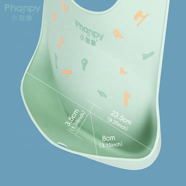 Baby 3D Sillicon Bib Wipeable Anti-Water