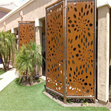 Decorative Metal Screen Patterns Corten Steel Sheet