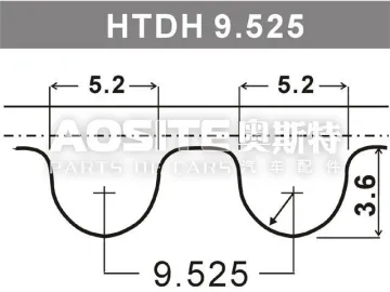 Timing Belt for OPEL ASTRA F Estate